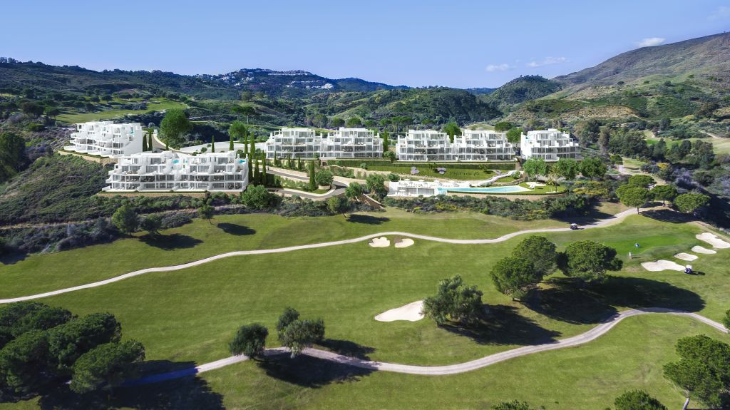 Een schitterend appartementencomplex (sleutelklaar) in dit zeer bekende golfresort in La Cala de Mijas.PL100