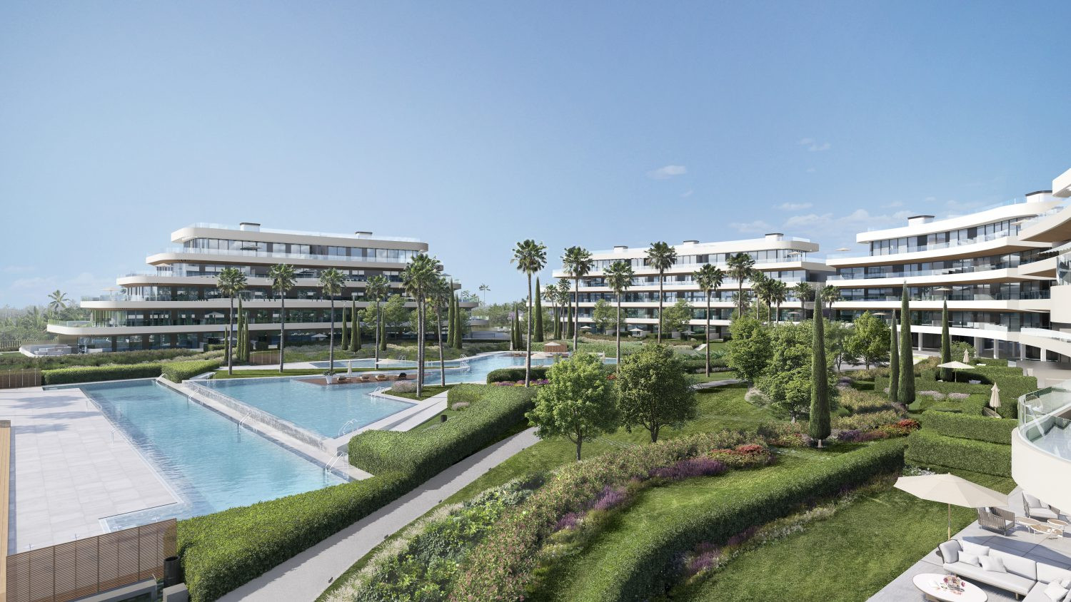 New luxury complex at the beach of Torremolinos.PL101