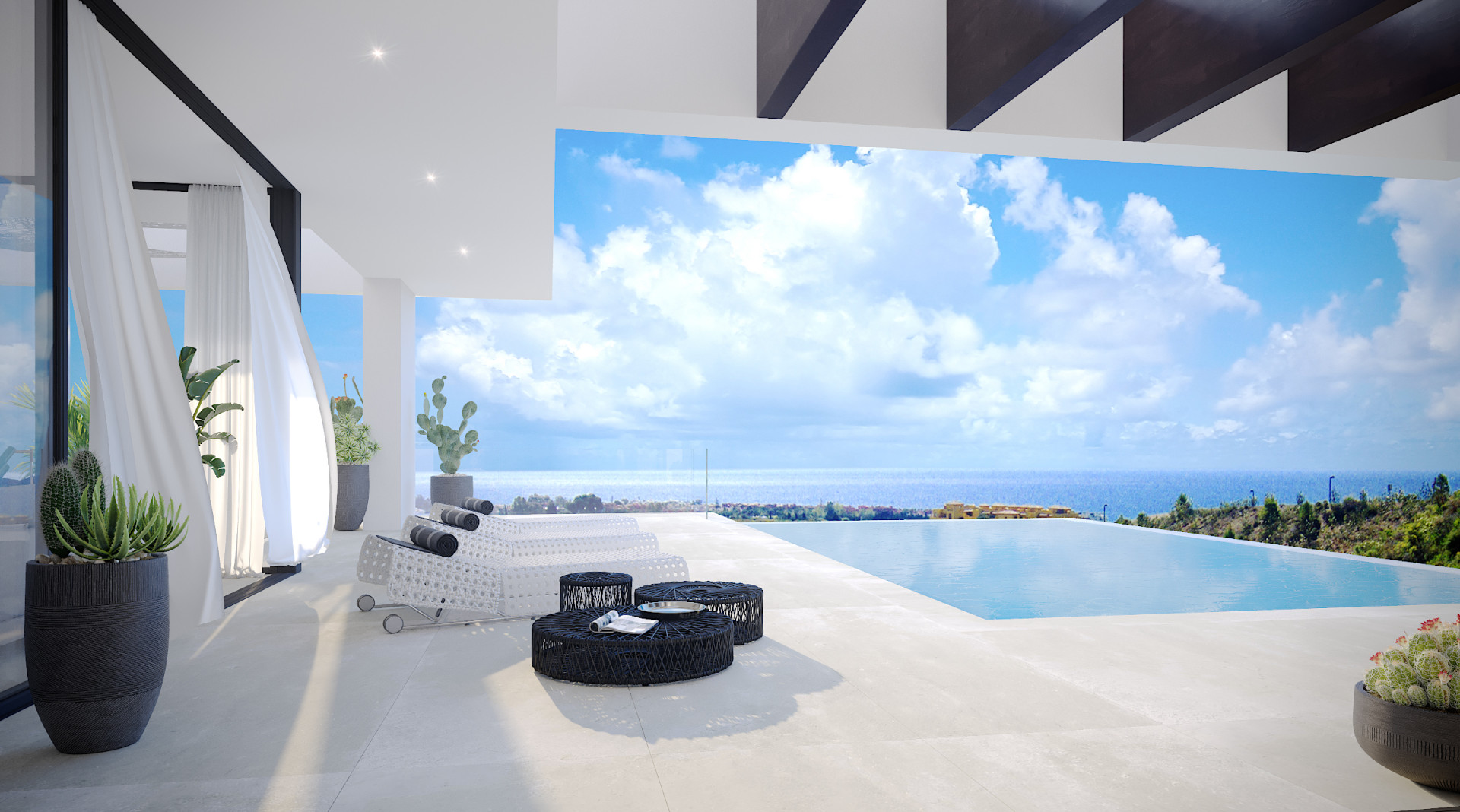 Exceptional contemporary villas with panoramic seaviews in Estepona.PL116