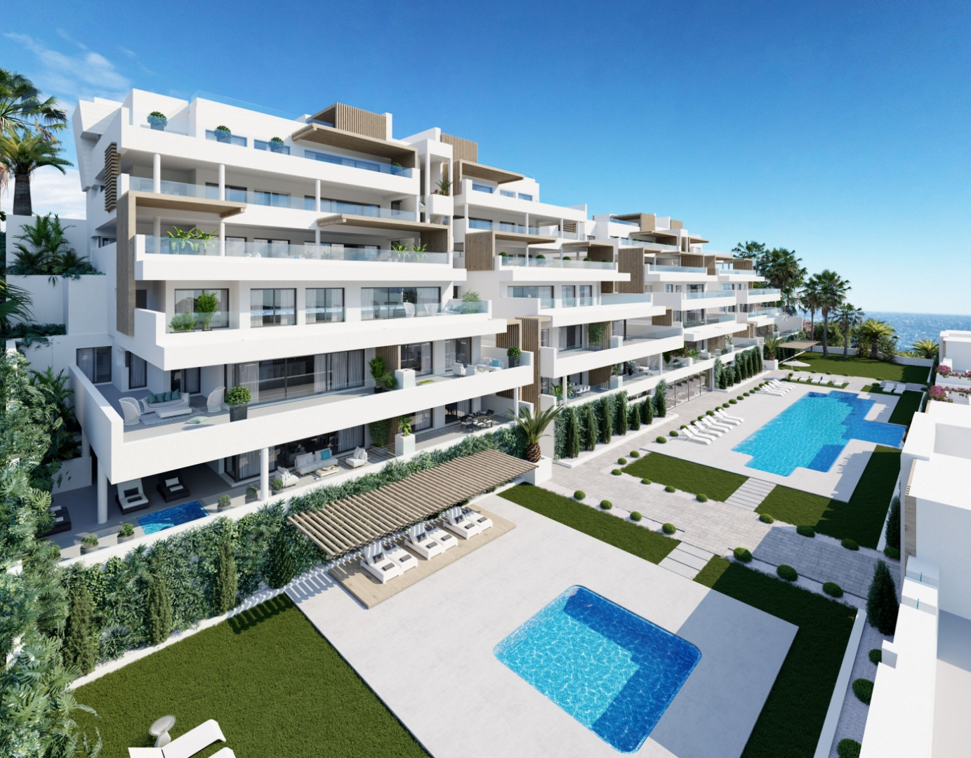 Appartementen en penthouses met fantastisch zeezicht en alles op loopafstand in Estepona.PL141 1e fase uitverkocht!