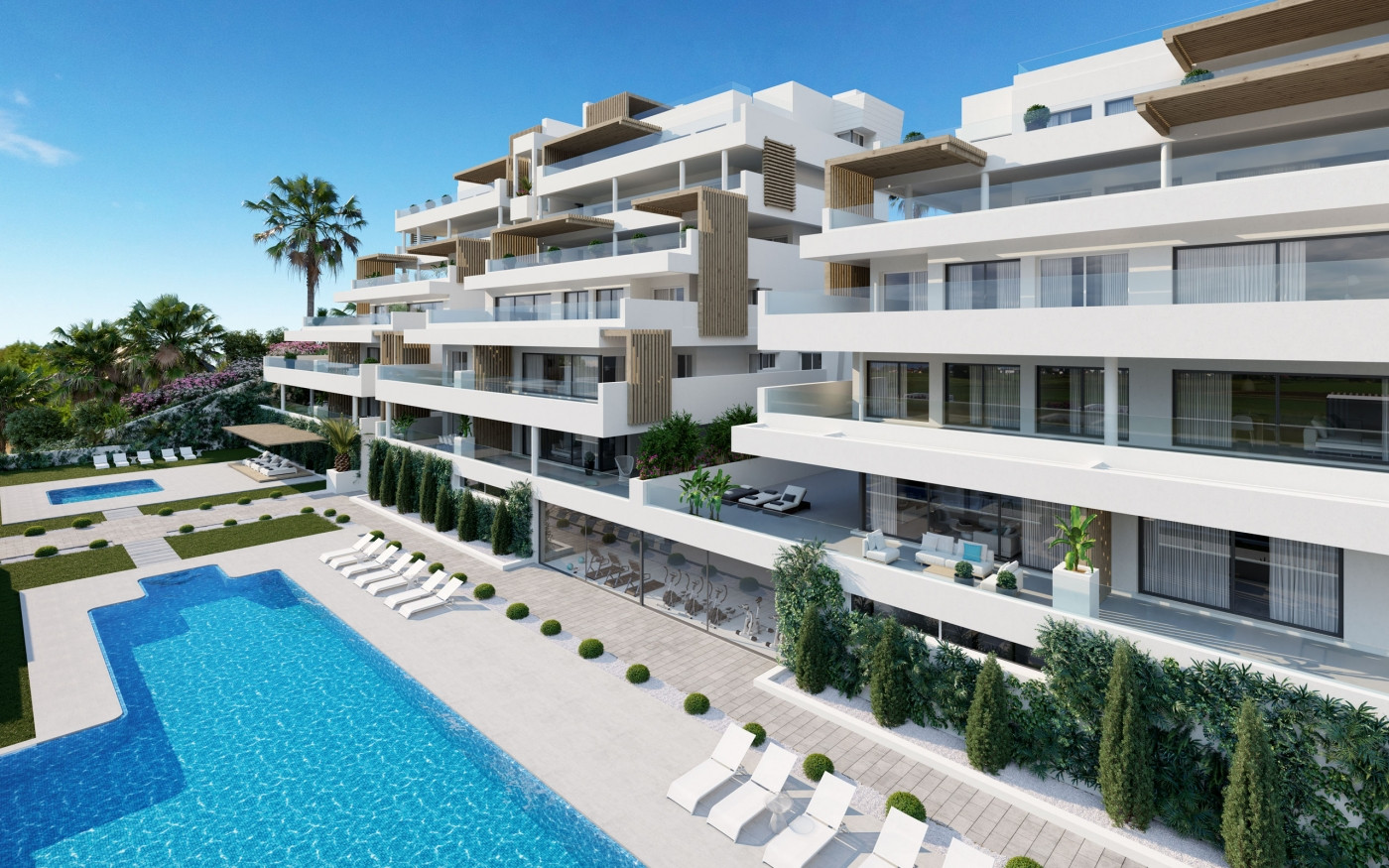 Apartments and penthouses with panoramic seaviews and walking distance to everything in Estepona.PL141