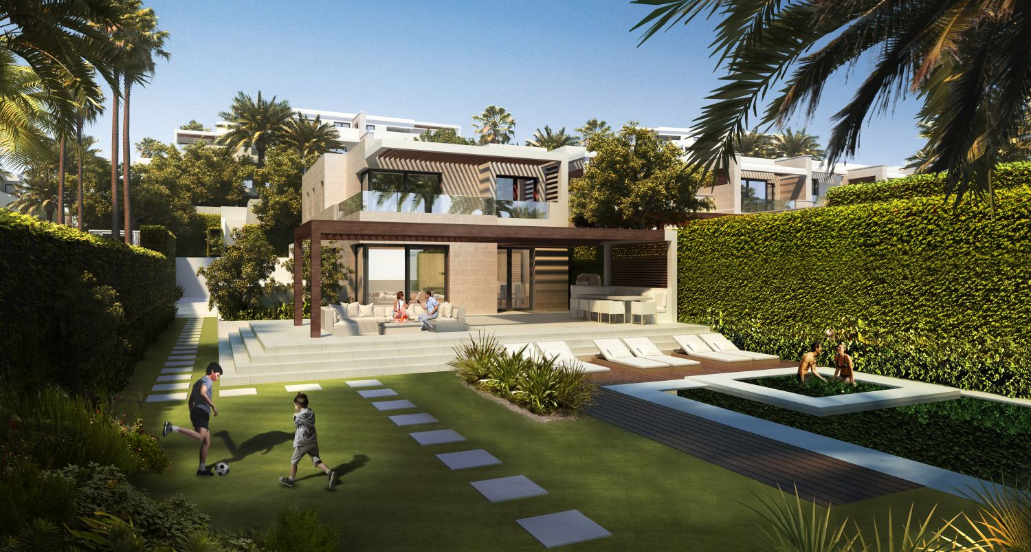 New development directly at the beaches of Estepona