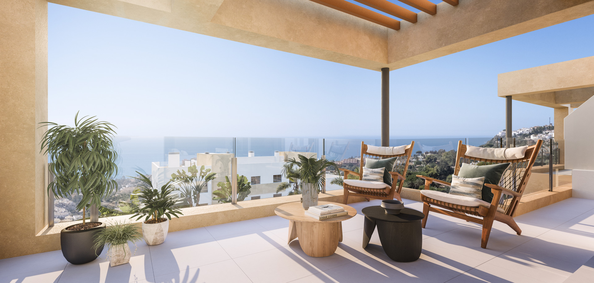 Nieuwe appartementen en penthouses op slechts 15 minuten rijden van de luchthaven van Malaga met een prachtig uitzicht op zee! 225