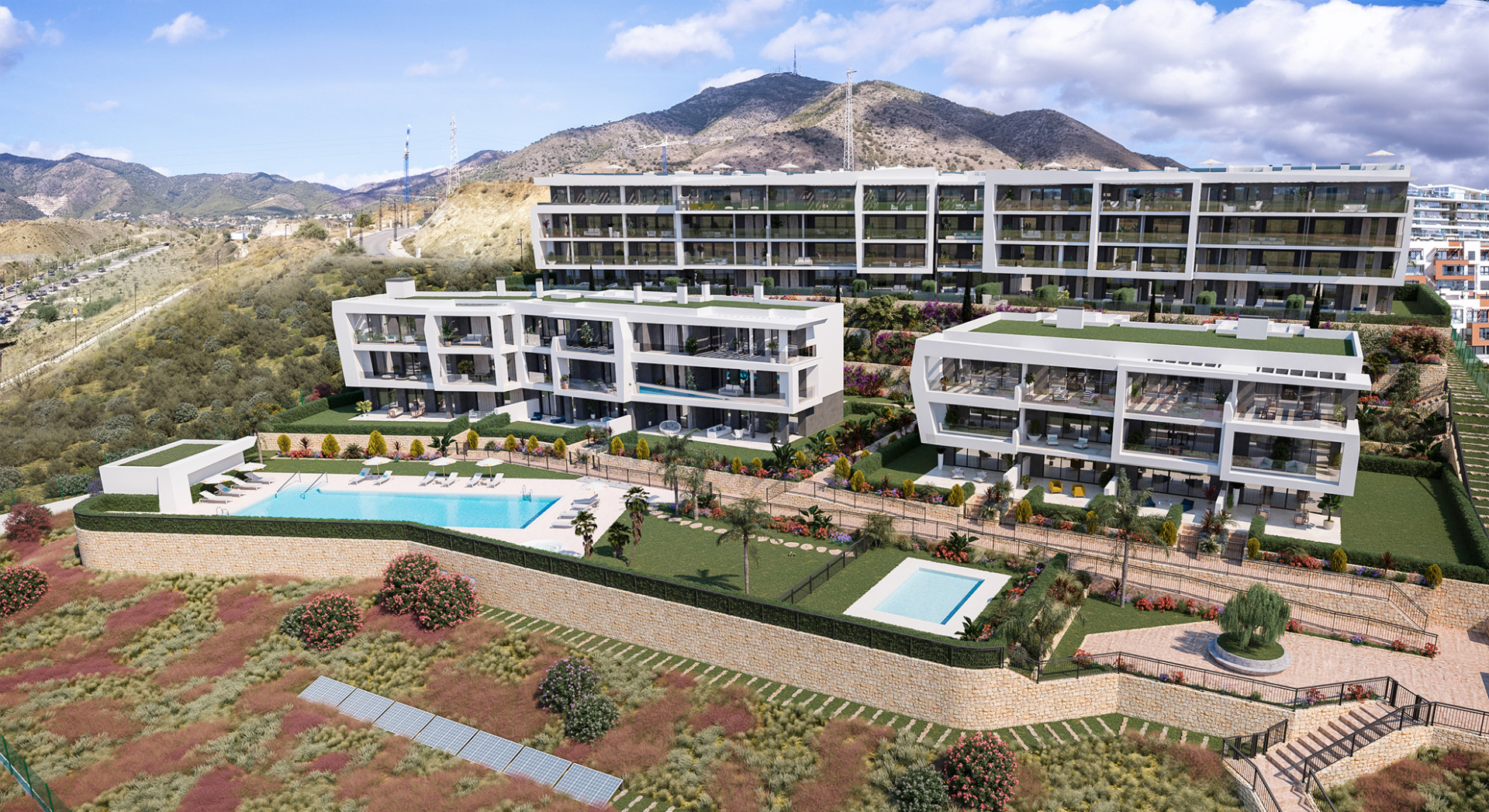 Nieuw project van 60 luxueuze appartementen vlakbij het strand en met uitzicht op zee. Pl226
