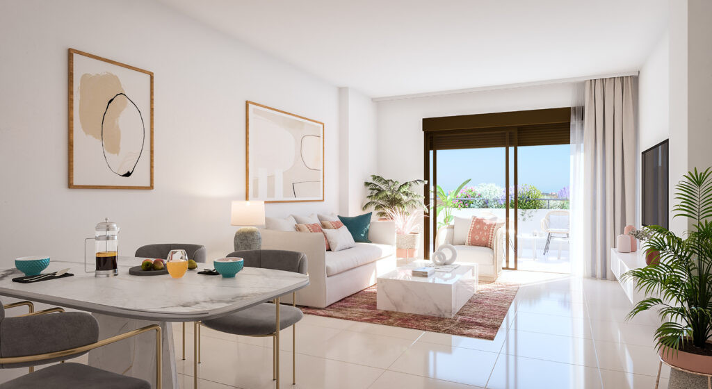 Moderne 1, 2 en 3 slaapkamer appartementen in Estepona nabij prachtige golfbanen en het strand. 227