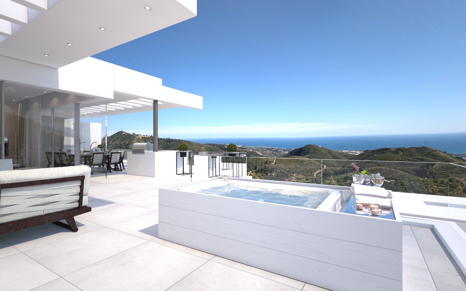 New exclusive urbanisation with apartments and villas close to Marbella.PL70