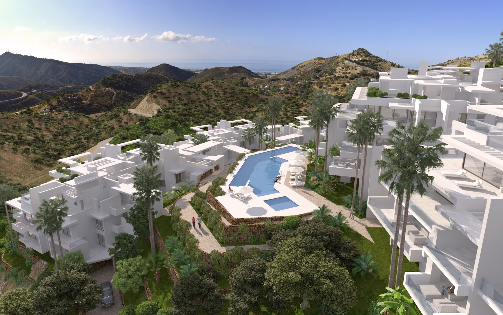 New exclusive urbanisation with apartments and villas close to Marbella.PL70