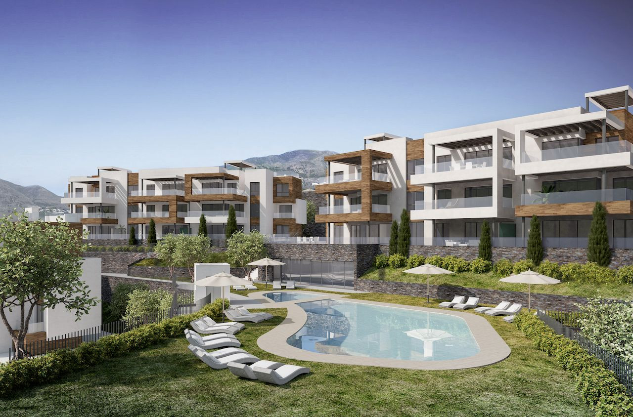 Nieuwe appartementen op loopafstand van het strand van Carvajal in Fuengirola. PL92