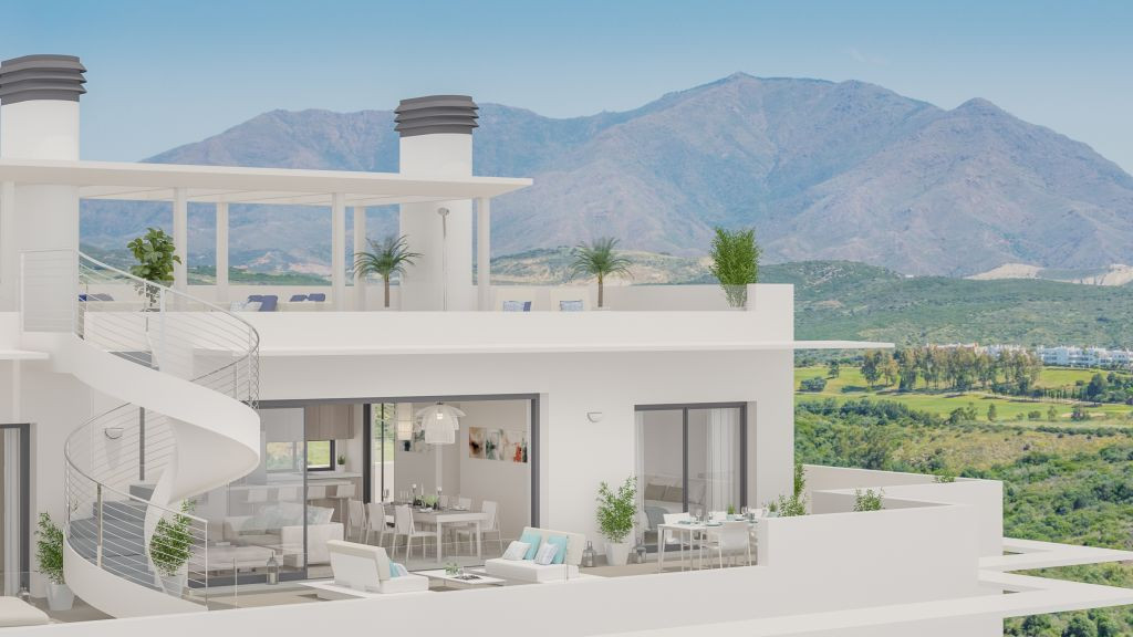 New construction of apartments,penthouses and townhouses in Estepona West.PL90